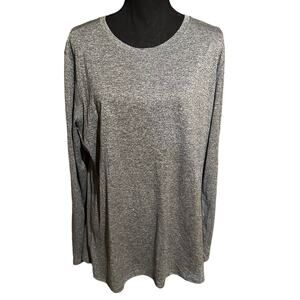 Eddie Bauer Gray Long Sleeve Activewear Top Women's Plus 2XL